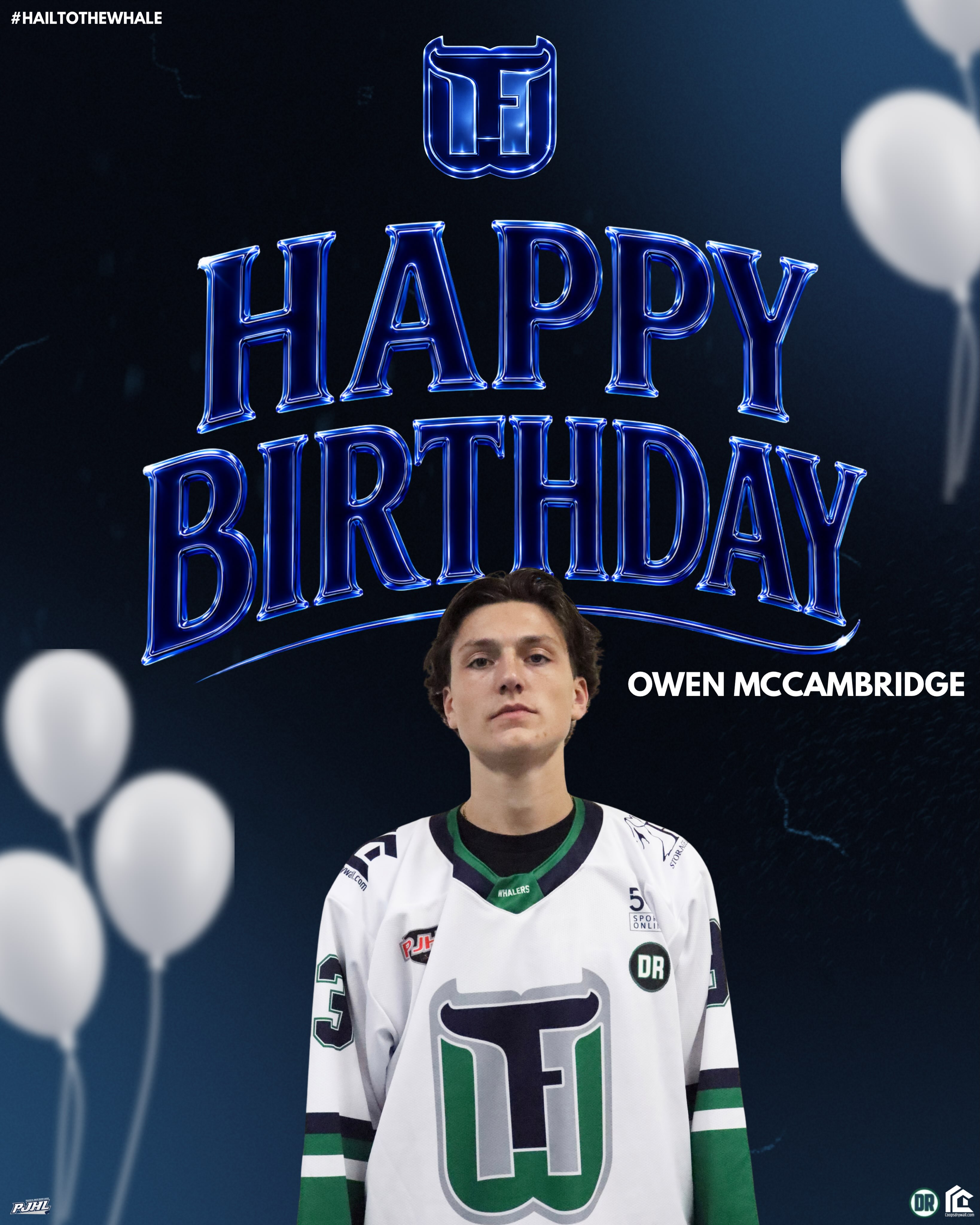 Happy birthday Owen!🐳

#ferguswhalers #PJHL #hailtothewhale